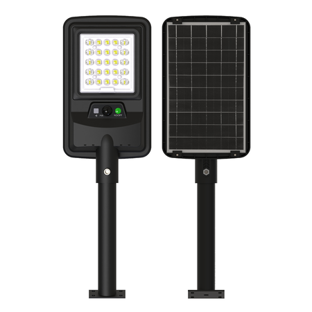 Luminaria Solar Urbana Nexum LED 40W All-in-One con Brazo y Control - Luz Fría
