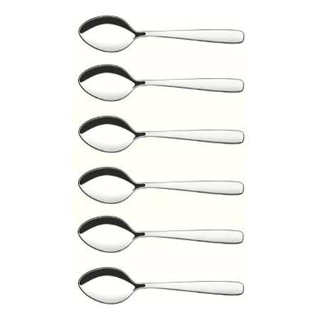 Set X6 Cucharita Cafe 10cm Acero Inox Tramontina Amazonas Plateado
