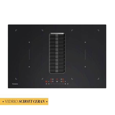 Anafe a Induccion Vondom Empotrable con Extractor Integradom