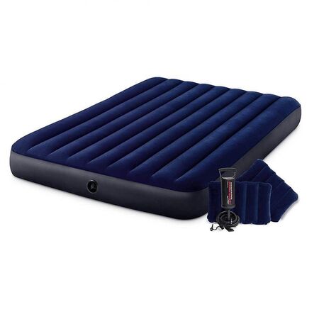 Colchon Inflable 2 1/2 Plazas Intex Dura-Beam 2 Almohadas e Inflador 25059/9