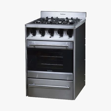 Cocina Industrial Kokken puerta de vidrio y parrilla  60CM