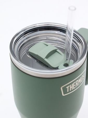 Thermos Classic Vaso Térmico 850ml verde con asa y sorbete