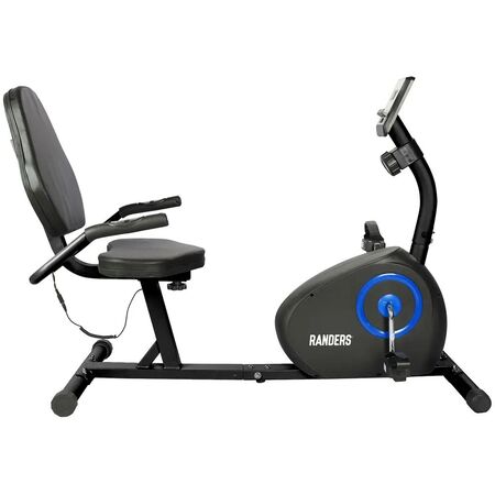 Bicicleta Fija Horizontal Randers 100kg Monitor Electrónico ARG-2534