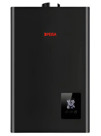 Calefon A Gas Peisa 14 Litros Tiro Forzado Tbf Digital Negro