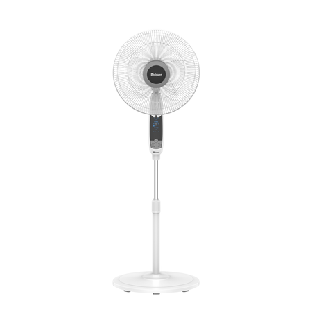 Ventilador Pie Borgen 16  60w Control Remoto Aspas Acrilicas 40.64 Blanco Acrílico 3