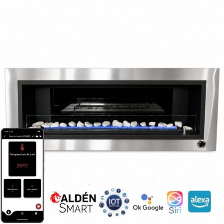 Chimenea Paris 140 CM Acero Inoxidable Smart