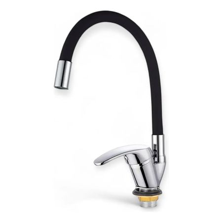 Griferia Canilla Flexible Pico Fexible Goma