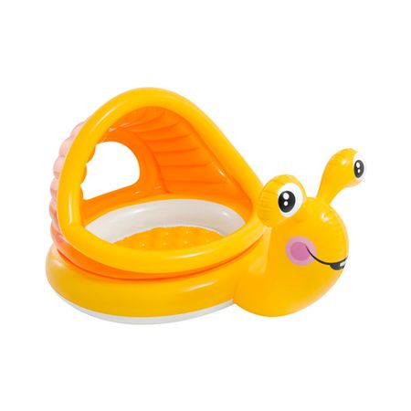 Pileta Inflable Infantil Intex Caracol Perezoso 53 Lt 142 X 74 Cm 23842/7