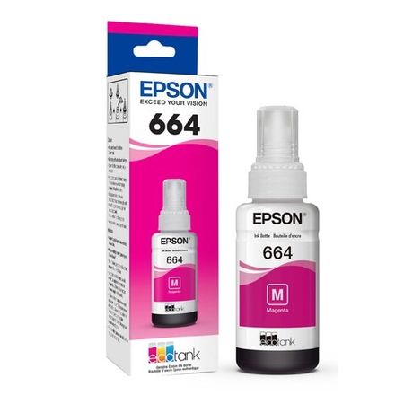 Botella de Tinta Epson 664 Magenta para EcoTank