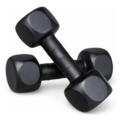 Par de mancuernas PVC rellenas 2 kgs cada una + kit de regalo