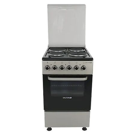 Cocina Electrica Dalton 50x50cm Slim Plata Clase A