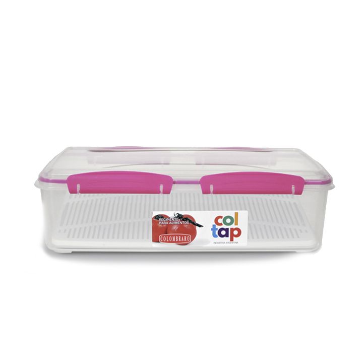 Contenedor De Alimentos Coltap Nº 8 Rectangular - Colombraro - Vista 1
