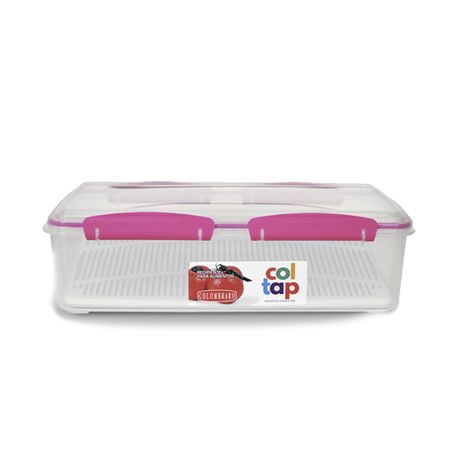 Contenedor De Alimentos Coltap Nº 8 Rectangular - Colombraro