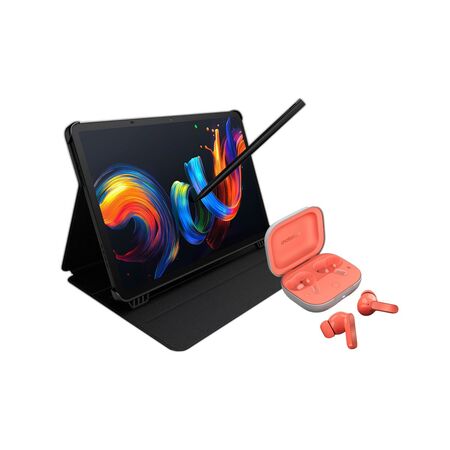 Combo Tablet TCL NXTPaper 11 Plus 8+256GB + Moto Buds Guitar Peach Pink