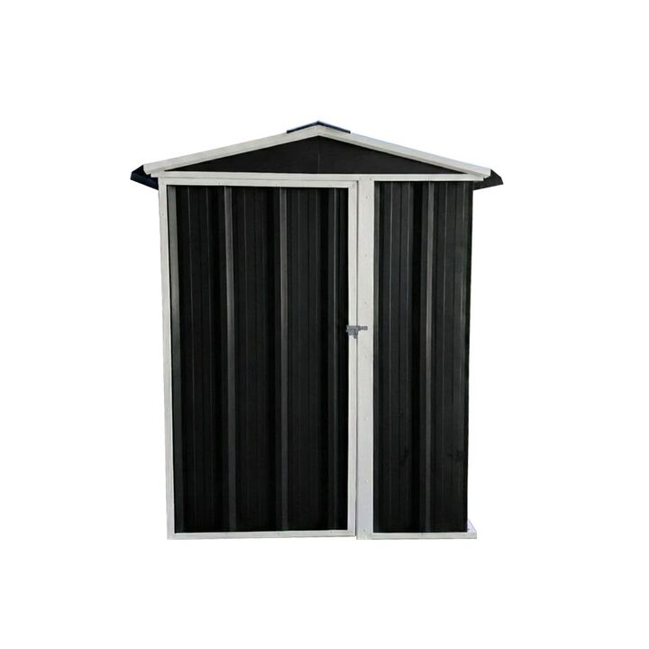 Armario Deposito Galpon de jardin Casi 150x1x2 Negro DON ACERO - Vista 1