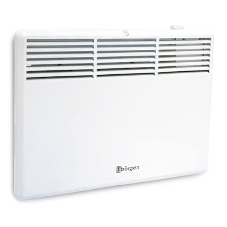 Calefactor Eléctrico Convección Borgen 1200 Watts Apto Baño Blanco