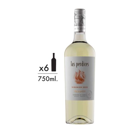 Vino Blanco Las Perdices Viognier Caja x 6