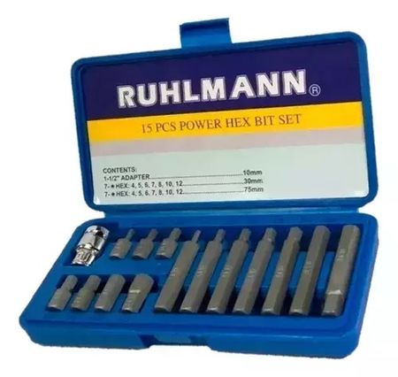 Set Puntas Ruhlmann Allen CR-V 15 Piezas