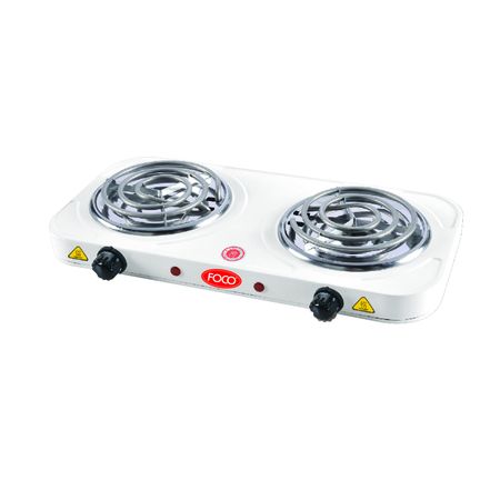 Anafe Electrico Foco 2 Hornallas 2000w Con Termostato