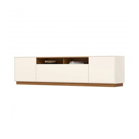 Rack Tv Henn S311-225 Domus 220Cm Blanco/Roble