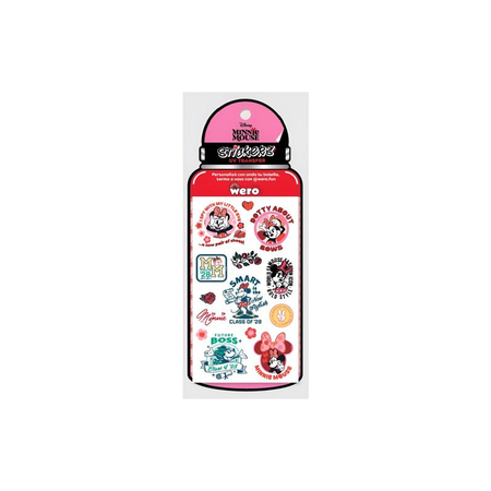 Wero Botella Sticker Minnie We4163