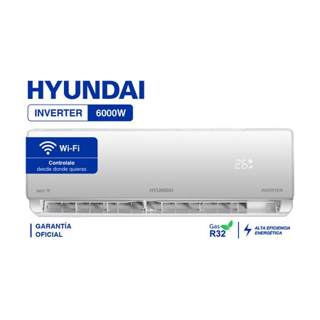 Aire Acondicionado Hyundai Inverter con Wi-Fi 6000W F/C