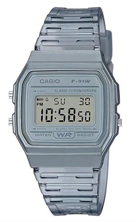 Reloj CASIO DIGITAL- CAUCHO (RCASIO0451) (F-91WS-8DF)