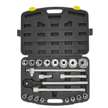 Juego de Bocallaves 21 Pcs Metricas 3|4" Crossmaster
