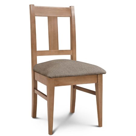 Silla de Comedor Euro lustre Abedul Tapizado Shot Mustang Espacity