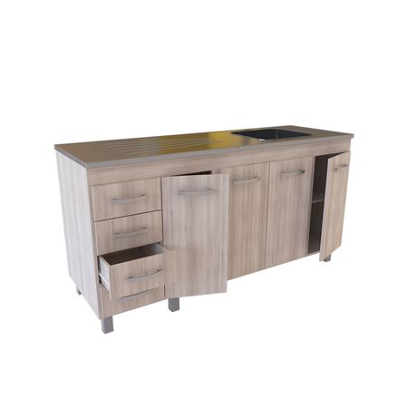 BAJO MESADA ORLANDI 630 PREMIUM 1.60 4P 4C ABEDUL
