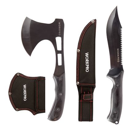Set de hacha y cuchillo Workpro (W000315)