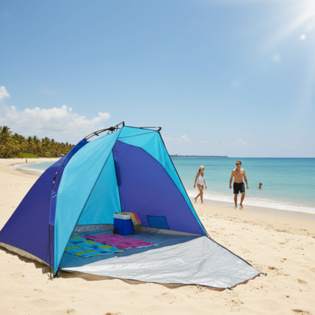 Carpa Smart Kassel Haus Playera autoarmable 2P SKFI-CRPLY2-AZ