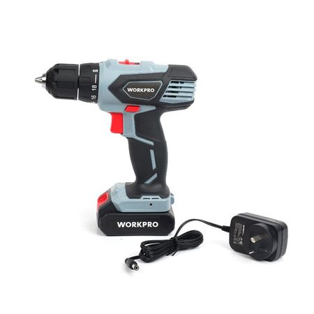 Taladro Inalambrico 12V Litio Ion de 2 vel. Bivolt WORKPRO