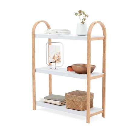 Estantería Umbra Bellwood de 3 Niveles Madera Natural
