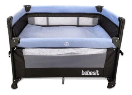 Practicuna Colecho Para Bebe Bebesit 2021c Celeste/gris