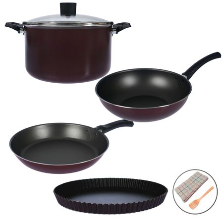 Bateria de cocina Olla Cacerola Sarten Wok Tartera Aston