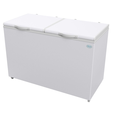 Freezer Horizontal De Pozo Fam F410dg 406 Lts Funcion Dual Blanco