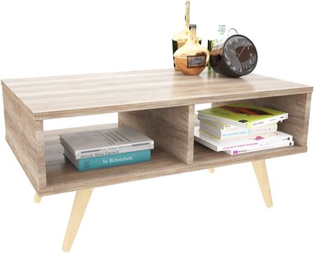 Mesa De Centro Delos Esc Dl889 Roble Nebraska Gris