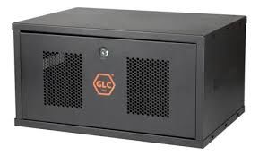 Rack Mural GLC 5U CCTV 370mm 19 pulgadas Microperforado