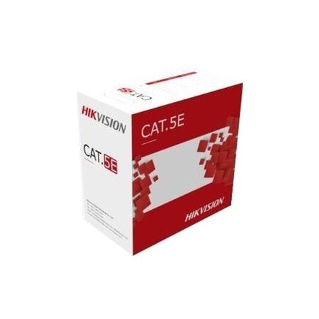 Cable UTP Hikvision Cat 5e Exterior Bobina 305m DS-1LN5EO-UU|E