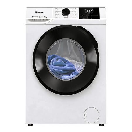 Lavarropas Hisense Wfg16541bw 6.5kg 1200 Rpm Inverter Blanco 