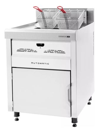 Freidora Industrial Automatica Sol Real Gas Envasado 33 Lts Plateado 50