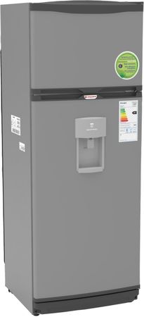 Heladera Con Freezer Conqueror Con Dispenser 329L 2F-1600Pda Plata