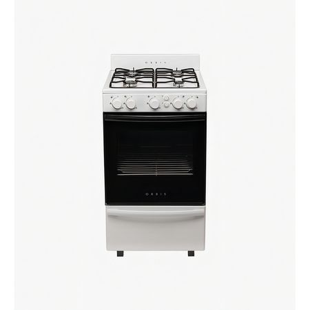 Cocina Orbis A Gas Macrovision 558bc4 50cm Blanca Color Blanco