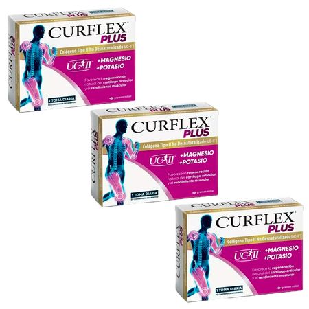 Set Colageno Tipo II No Desnaturalizado Curflex Plus 3 X 30