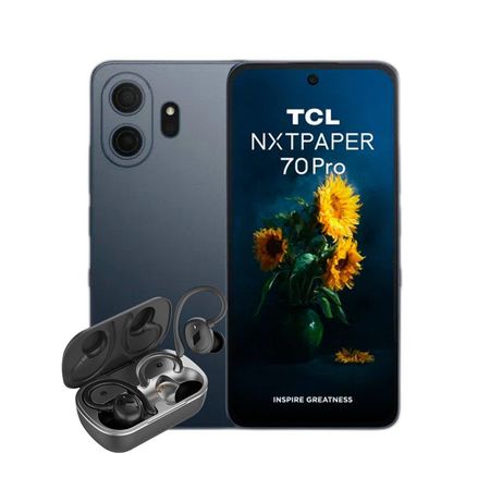 Combo TCL 70 Pro NXTPaper 5G 8+256GB Stellar Blue + Auriculares TWS Dekkin