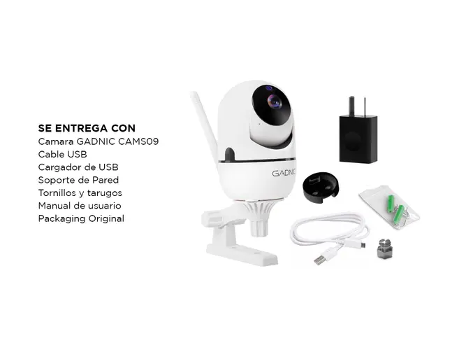 CAMARA DE SEGURIDAD GADNIC IP P2P WIFI (C:BLANCO P2P00009) - Vista 7