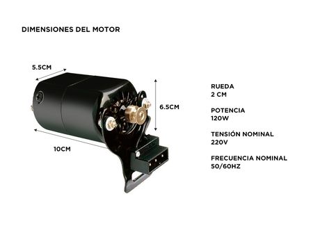 Motor Y Pedal Para Maquina De Coser Gadnic Máquinas Domésticas