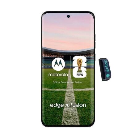 Celular Motorola Moto Edge 70 Fusion 256/8GB NFC Gris Oscuro Edición FIFA 2026