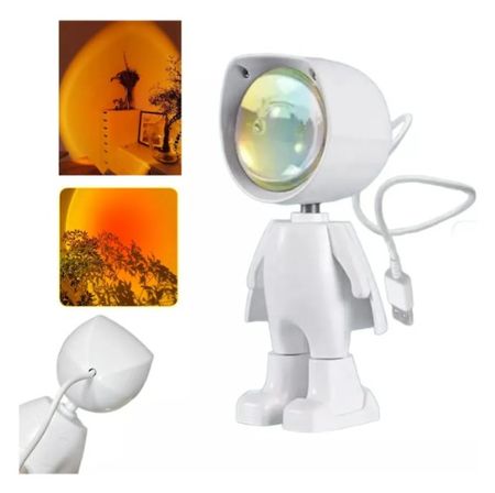 Lampara Astronauta Atardecer Usb